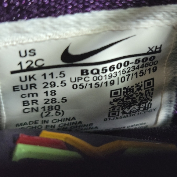 Nike Kyrie Irving 6 Enlightenment Grand Purple White - Picture 8 of 8